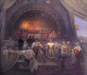 Alfons Mucha, The Union of Slavic Dynasties